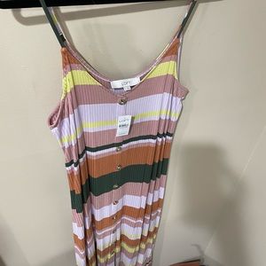 Multi colored tank sundress